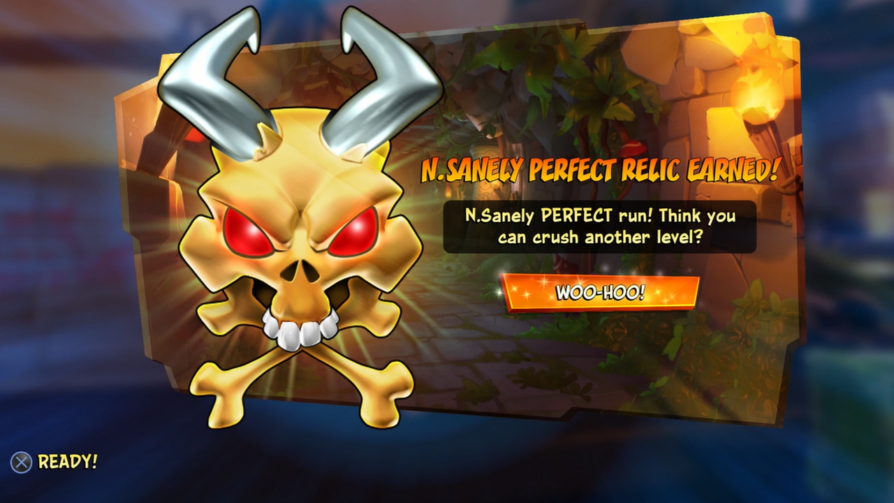 Crash Bandicoot 4 all n.sanely perfect relics