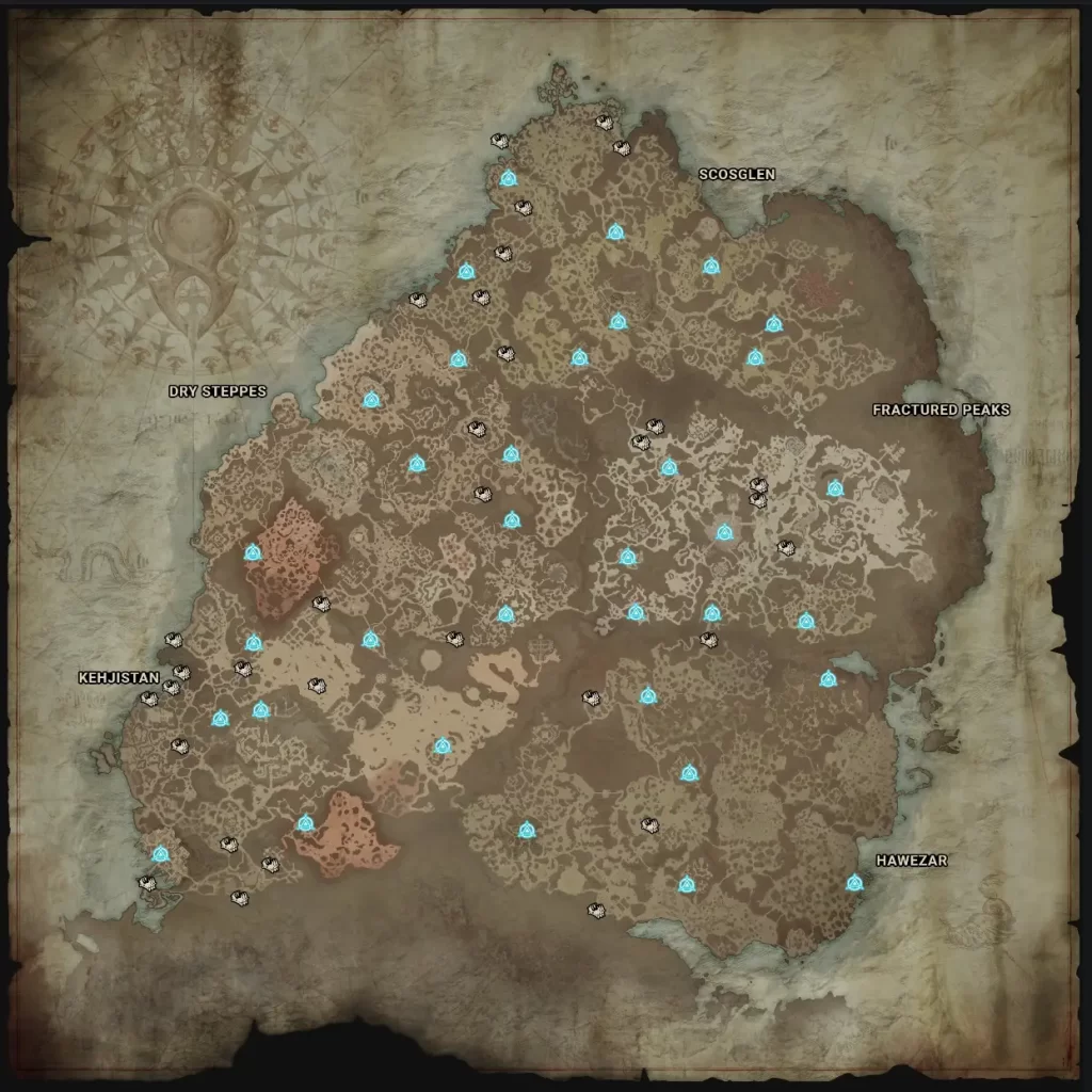 Diablo 4 All Mystery chest locations
